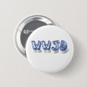 wwjd ronde button 5,7 cm (Voorkant /achterkant)
