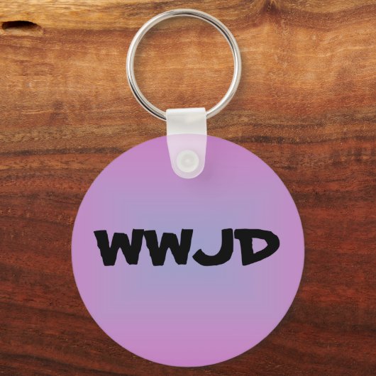 WWJD SLEUTELHANGER (Voorkant)