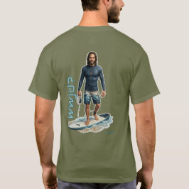WWJD Surfer Vibes, Everyday Jezus, Heiland Surfer T-shirt