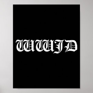 Wwjd wat zou Jezus doen inspirerend Poster