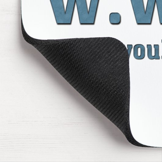 WWJD? Wat zou Jezus doen? Muismat (Hoek)