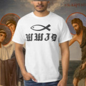 WWJD | Wat zou Jezus doen? op vriendelijkheid geïn T-shirt