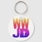 WWJD Wat zou Jezus doen? Sleutelhanger (Voorkant)