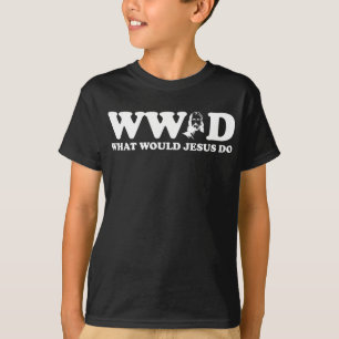 WWJD Wat zou Jezus doen T- T-shirt