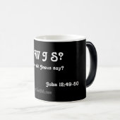 WWJS gotGod316.com Magische Mok (Voorkant rechts)