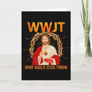 Wwjt Wat Jezus Zou Werpen Disc Golf Plezier Kaart
