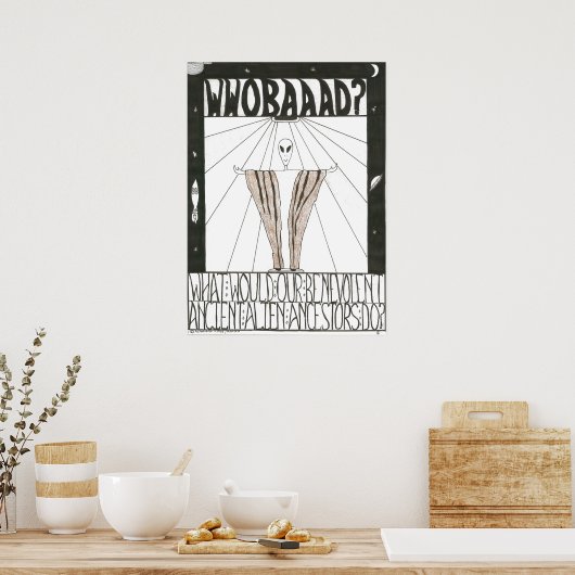 WWOBAAAD? Poster (Keuken)