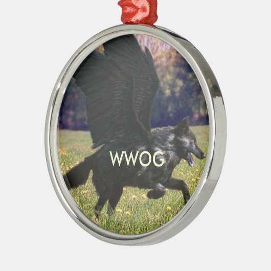 WWOG-Wolven van Ga'hoolbe Metalen Ornament (Links)