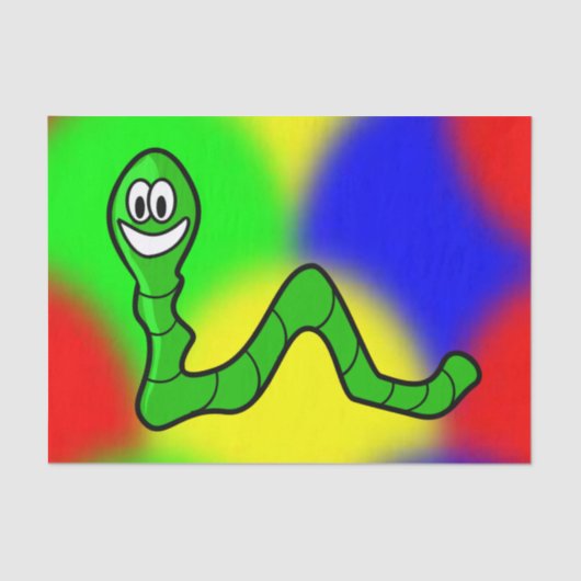 Wwormen van decoratief tissuepapier (Voorkant)