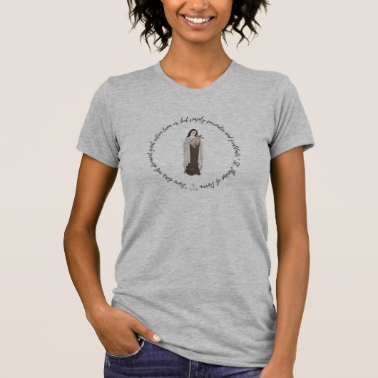 WWP T-shirt met korte mouwen (St Therese Quote) (Voorkant)