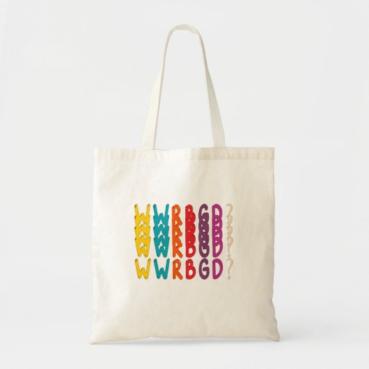 WWRBGD? sticker Ruth Bader Ginsburg RBG Feminist N Tote Bag (Voorkant)