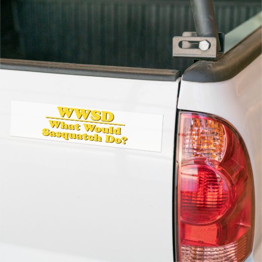 WWSD? BUMPERSTICKER (Op Truck)