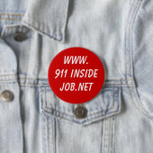 www.911 InsideJob.net Ronde Button 7,6 Cm (In situ)