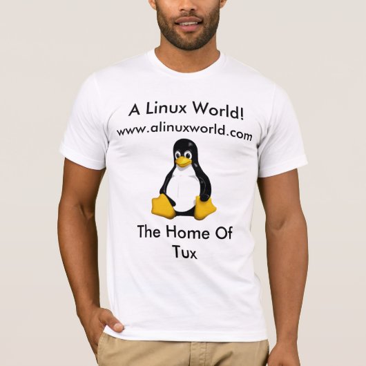 www.alinuxworld.com T-shirt (Voorkant)