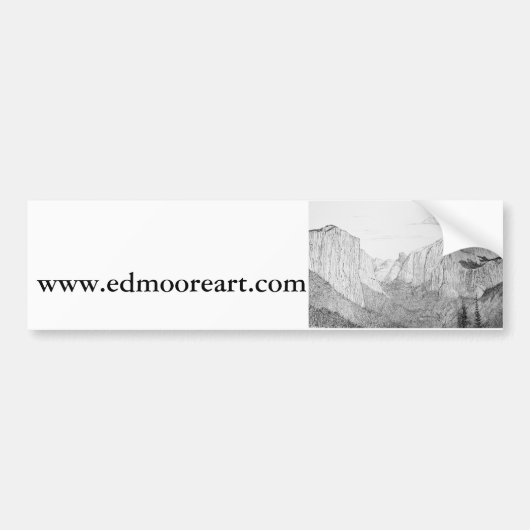 www.edmooreart.com bumpersticker (Voorkant)