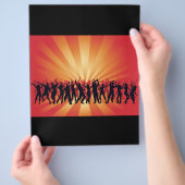 www_Garcya_us_dans disco people vector Flyer (Hand)