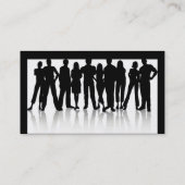 www_Garcya_us_human silhouetes vector, Name, Ad... Visitekaartje (Achterkant)