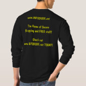 www.iNFODUDE.netThe Home of Secure.. - Gepersonali T-shirt (Achterkant)