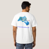 www.KurdishYouthClub... T-shirt (Achterkant volledig)