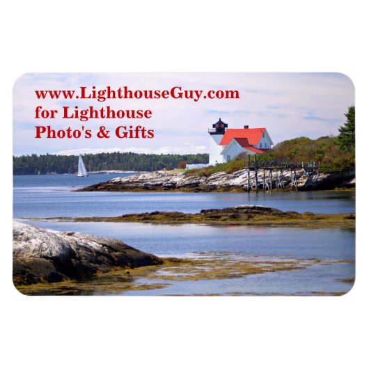 www.LighthouseGuy.com Premium Flexi Magnet Magneet (Horizontaal)
