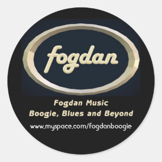 www.myspace.com/fogdanboogie ronde sticker