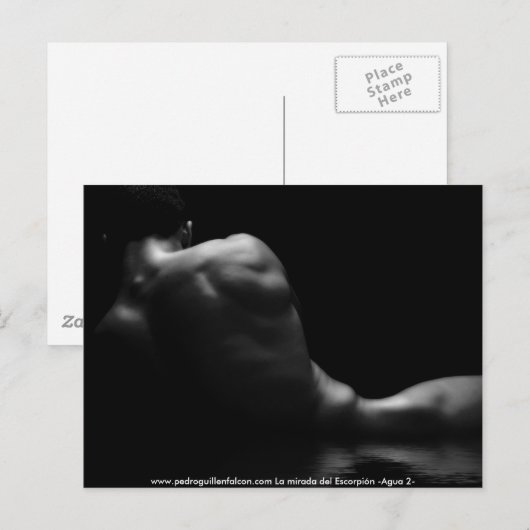 www.pedroguillenfalcon.com briefkaart (Voorkant / Achterkant)