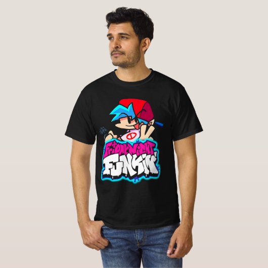 " www.trochoi.net FRIDAY NACHT FUNKIN" T-shirt (Voorkant volledig)