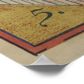  WWWI Baseball Game Cartoon (1919) Poster (Hoek)