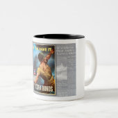  WWWII HOMEFRONT POSTER TWEEKLEURIGE KOFFIEMOK (Voorkant rechts)