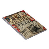 WWWII-laptop met overwinning Notitieboek (Rechterzijde)