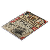 WWWII-laptop met overwinning Notitieboek (Linkerzijde)