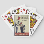  WWWII Propaganda-speelkaarten Pokerkaarten (Achterkant)