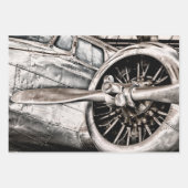  WWWII-vliegtuig Inpakpapier Vel (Voorkant 3)