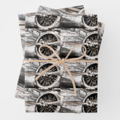  WWWII-vliegtuig Inpakpapier Vel (In situ)