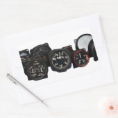 WWWII-vliegwijzerplaten Rechthoekige Sticker (Envelop)