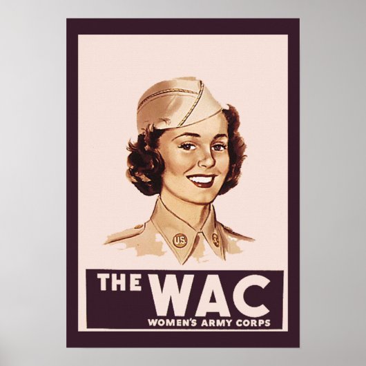 WWWII WAC POSTER (Voorkant)