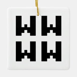 WWWW   LOL Japan Internet Slang Keramisch Ornament