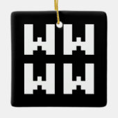 WWWW | LOL Japan Internet Slang Keramisch Ornament (Voorkant)