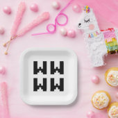 WWWW | LOL Japan Internet Slang Papieren Bordje (Feest)