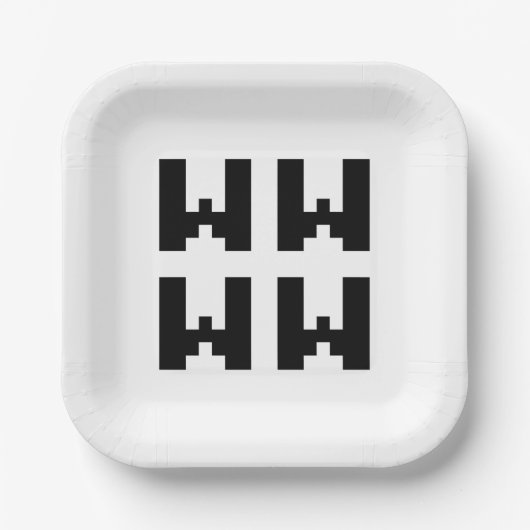 WWWW | LOL Japan Internet Slang Papieren Bordje (Voorkant)