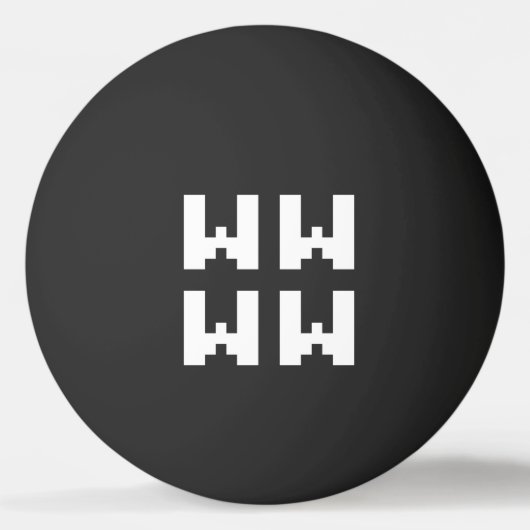 WWWW | LOL Japan Internet Slang Ping Pong Ball (Voorkant)