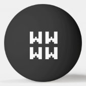 WWWW | LOL Japan Internet Slang Ping Pong Ball (Achterkant)