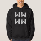 WWWW | LOL Japans internet Slang Hoodie (Voorkant)
