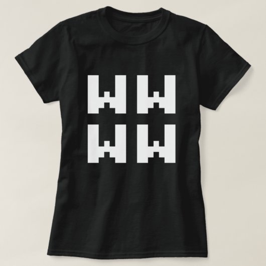 WWWW | LOL Japans internet Slang T-Shirt (Design voorkant)