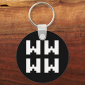 WWWW | LOL Japanse Internet Slang Sleutelhanger (Voorkant)