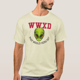WWXD Wat zou Xenu doen Scientology Cult Protest T-shirt