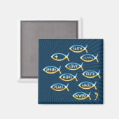 WWYD -magneet Magneet (Voorkant / Achterkant)