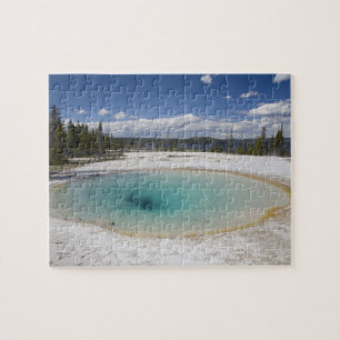 WY, Yellowstone National Park, West Thumb Geyser Legpuzzel