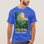 Wyalusing State Park Scenic Bluff Driftless Region T-shirt (Voorkant)