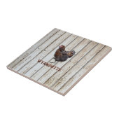 Wyandotte Chicken Tegeltje (Zijkant)